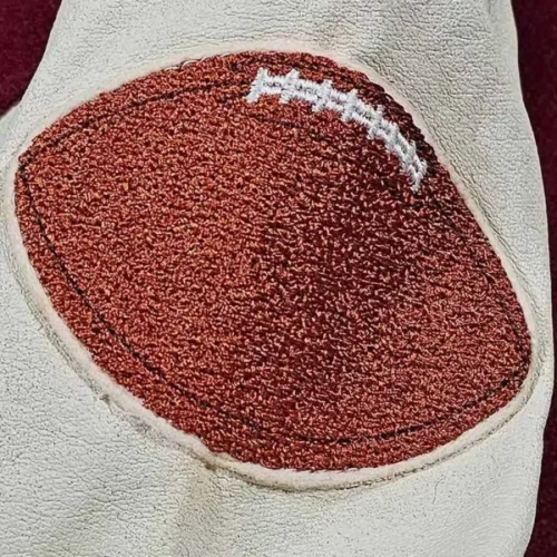 Florida State Seminoles Vintage Burgundy/White Wool Varsity Jacket - Image 3