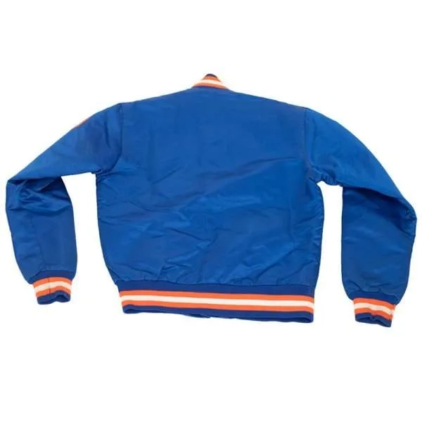 Florida Gators Bomber Blue Satin Varsity Jacket - Image 2