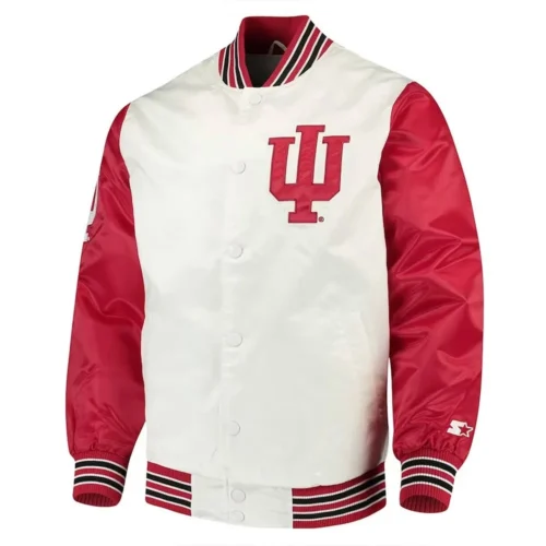 Indiana Hoosiers The Rookie satin Varsity Jacket