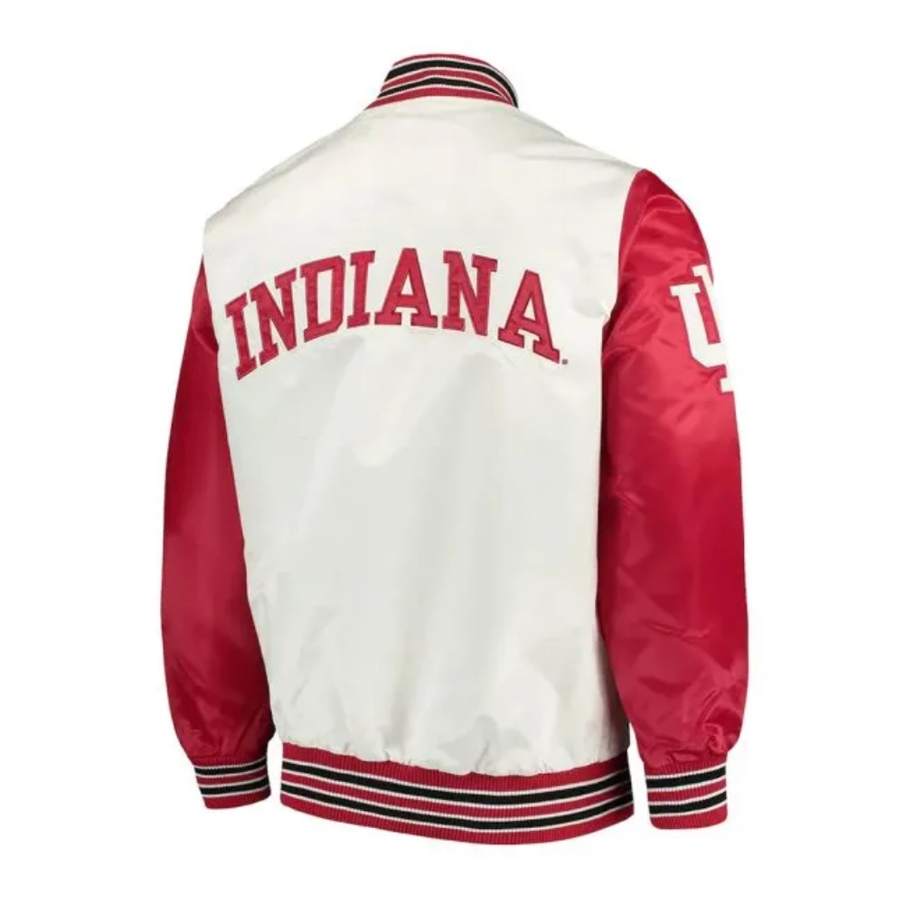 Indiana Hoosiers The Rookie satin Varsity Jacket - Image 2