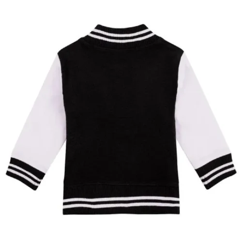 Alternative view of Louisville Cardinals Black/White Wool Varsity Jacket