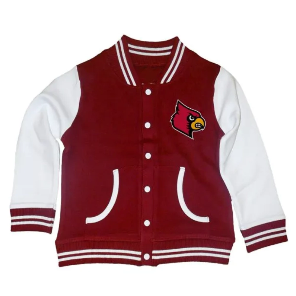 Louisville Cardinals Red/White Wool Varsity Jacket