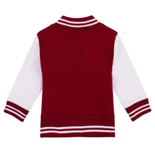 Alternative view of Louisville Cardinals Red/White Wool Varsity Jacket