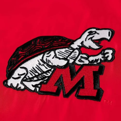 Alternative view of Maryland Terrapins Retro Bomber Satin Jacket