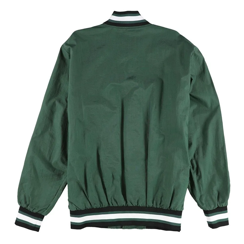 Michigan State Spartans Bomber Green Varsity Jacket - Image 2