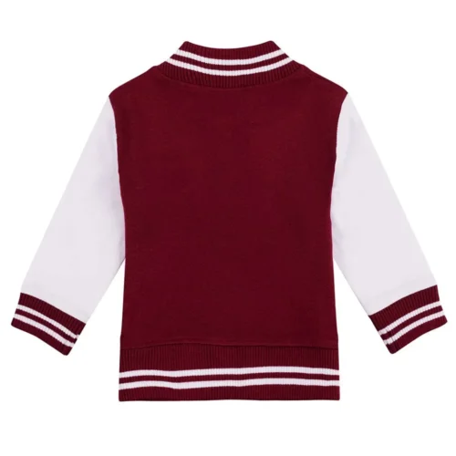 Alternative view of Mississippi State Bulldogs Maroon Wool Varsity Jacket