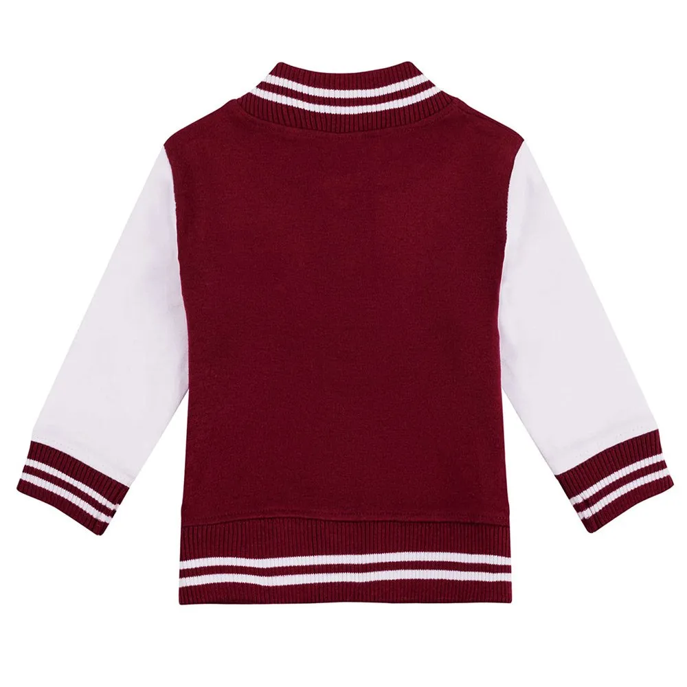 Mississippi State Bulldogs Maroon Wool Varsity Jacket - Image 2