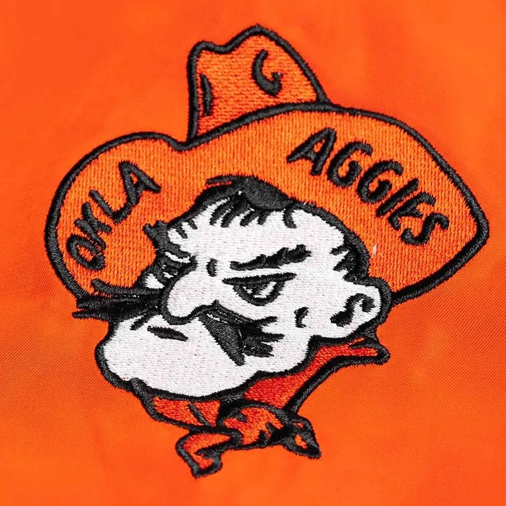 Oklahoma State Cowboys Bomber Satin Jacket - Image 3