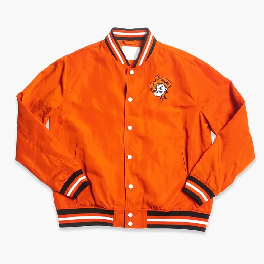 Oklahoma State Cowboys Bomber Satin Jacket