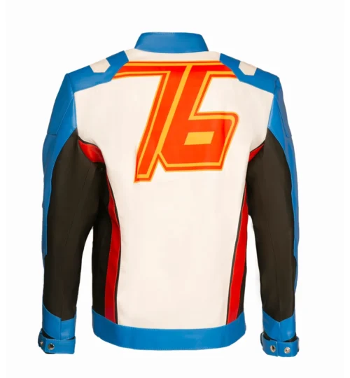 Alternative view of Soldier 76 Vegan Cosplay Costume Leather Jacket