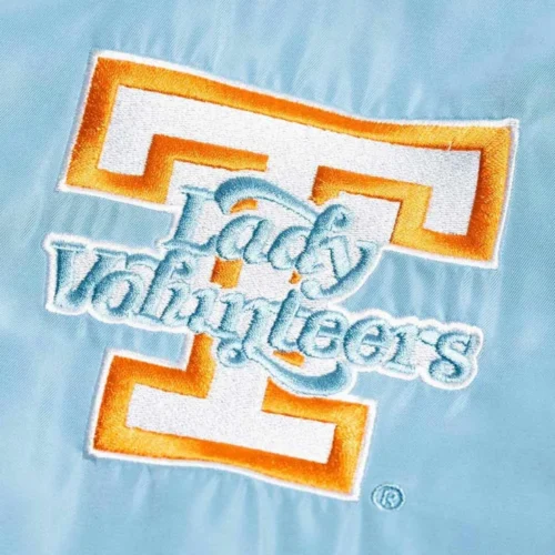 Tennessee Volunteers Championship Blue Satin Bomber Varsity Jacket - Image 3
