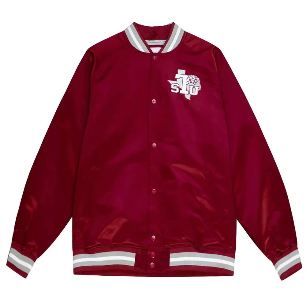 Texas Southern Tigers Cardinal Red Satin Varsity Jacket