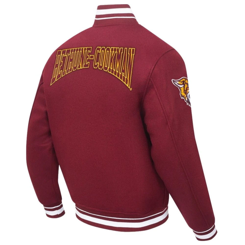 Bethune–Cookman Wildcats classic Wool Varsity Jacket - Image 3