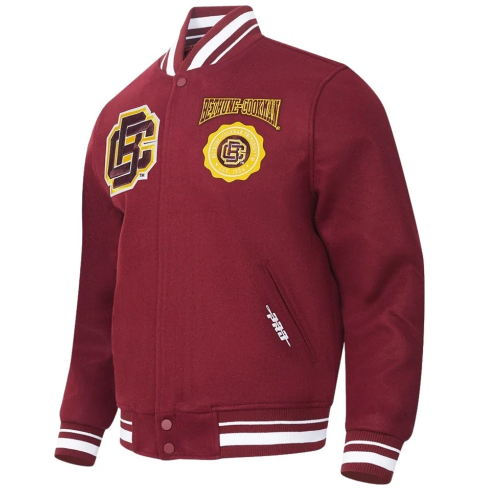 Alternative view of Bethune–Cookman Wildcats classic Wool Varsity Jacket