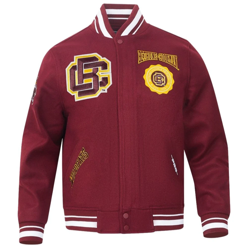 Bethune–Cookman Wildcats classic Wool Varsity Jacket