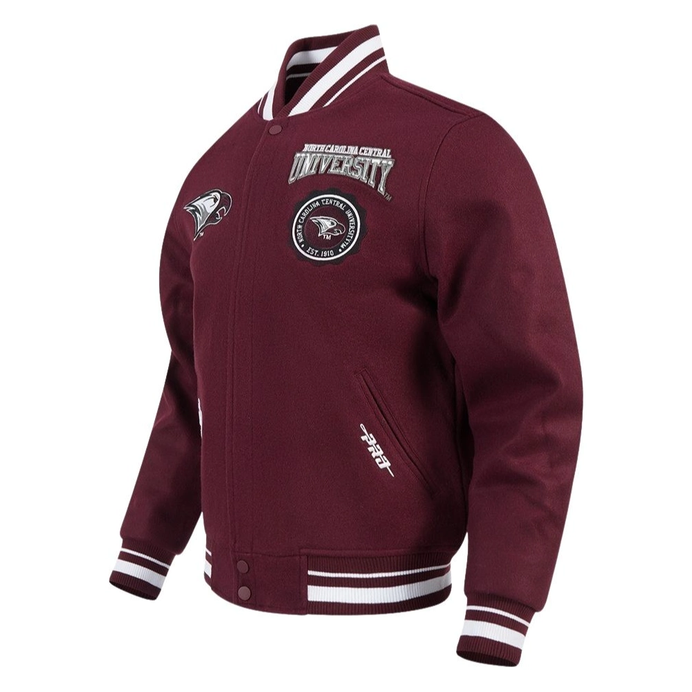 Alternative view of North Carolina Central Eagles Classic Satin Varsity Jacket