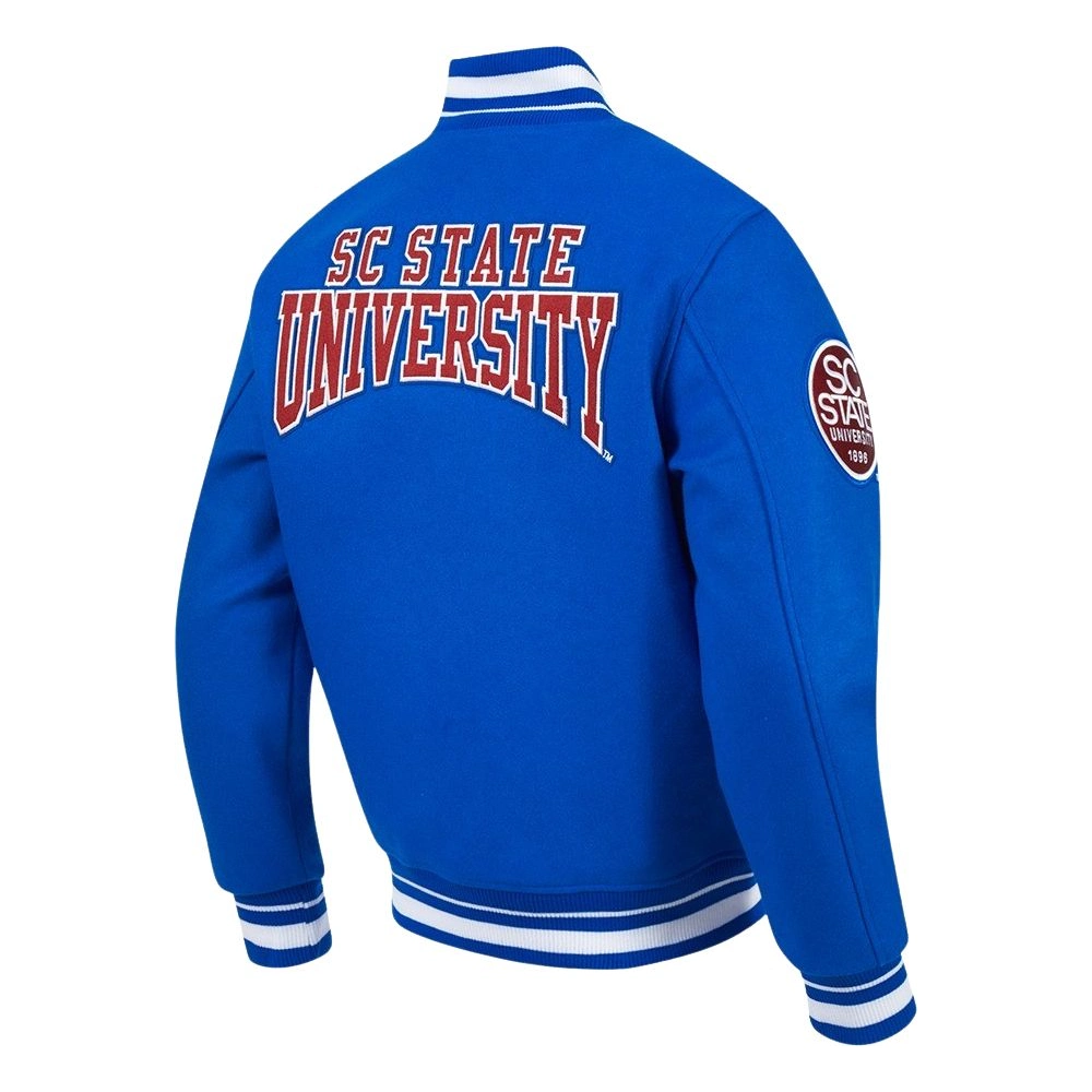 South Carolina State Bulldogs Classic Wool Varsity Jacket - Image 4