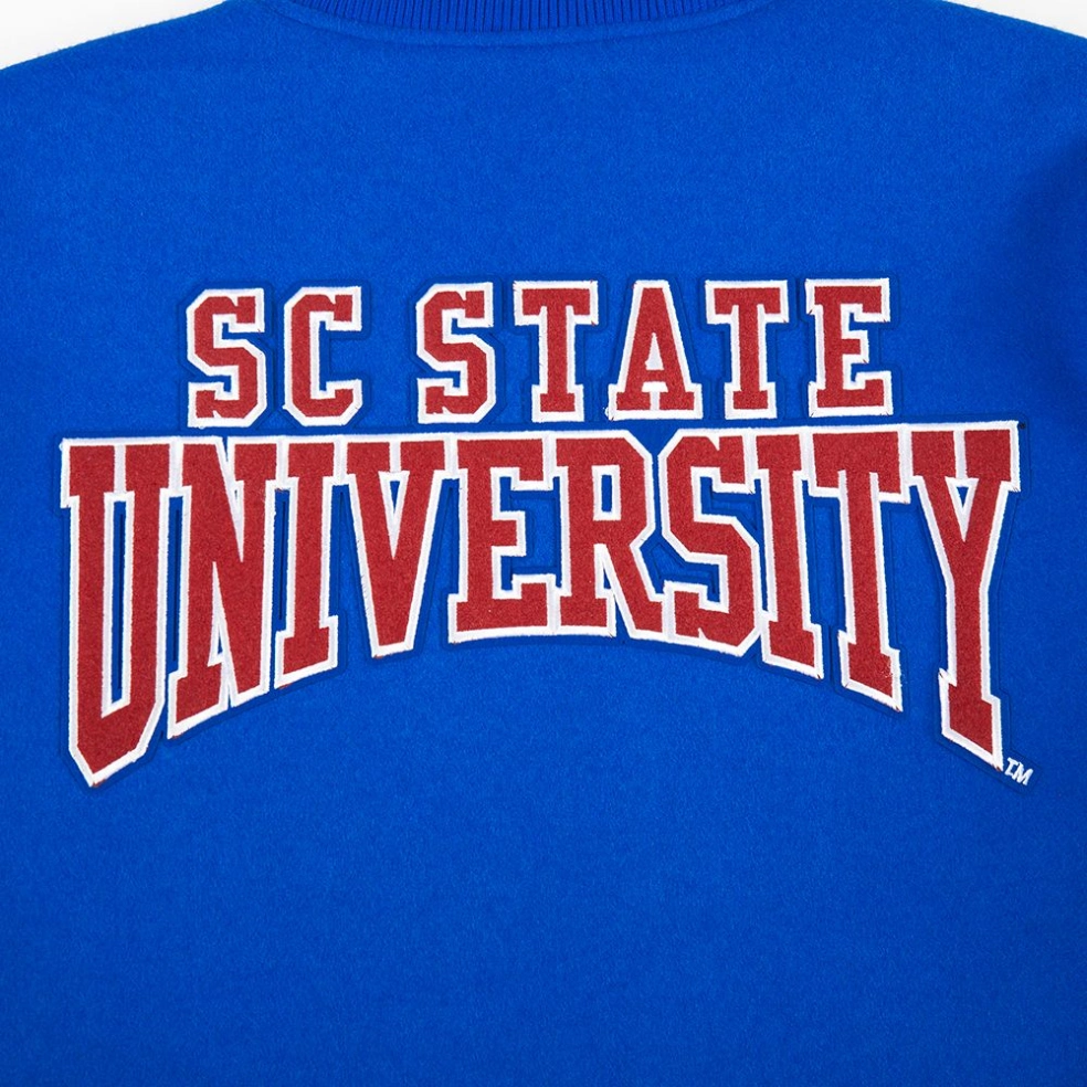 South Carolina State Bulldogs Classic Wool Varsity Jacket - Image 9