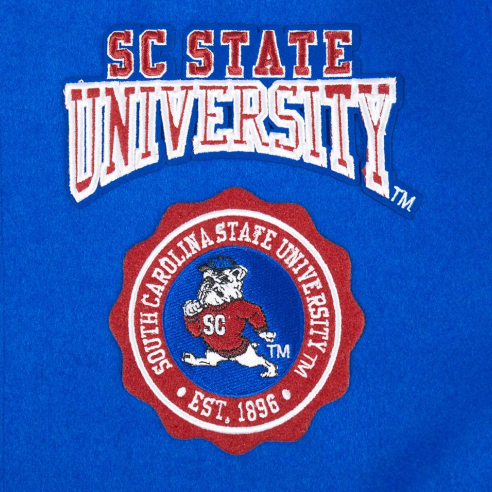 South Carolina State Bulldogs Classic Wool Varsity Jacket - Image 5