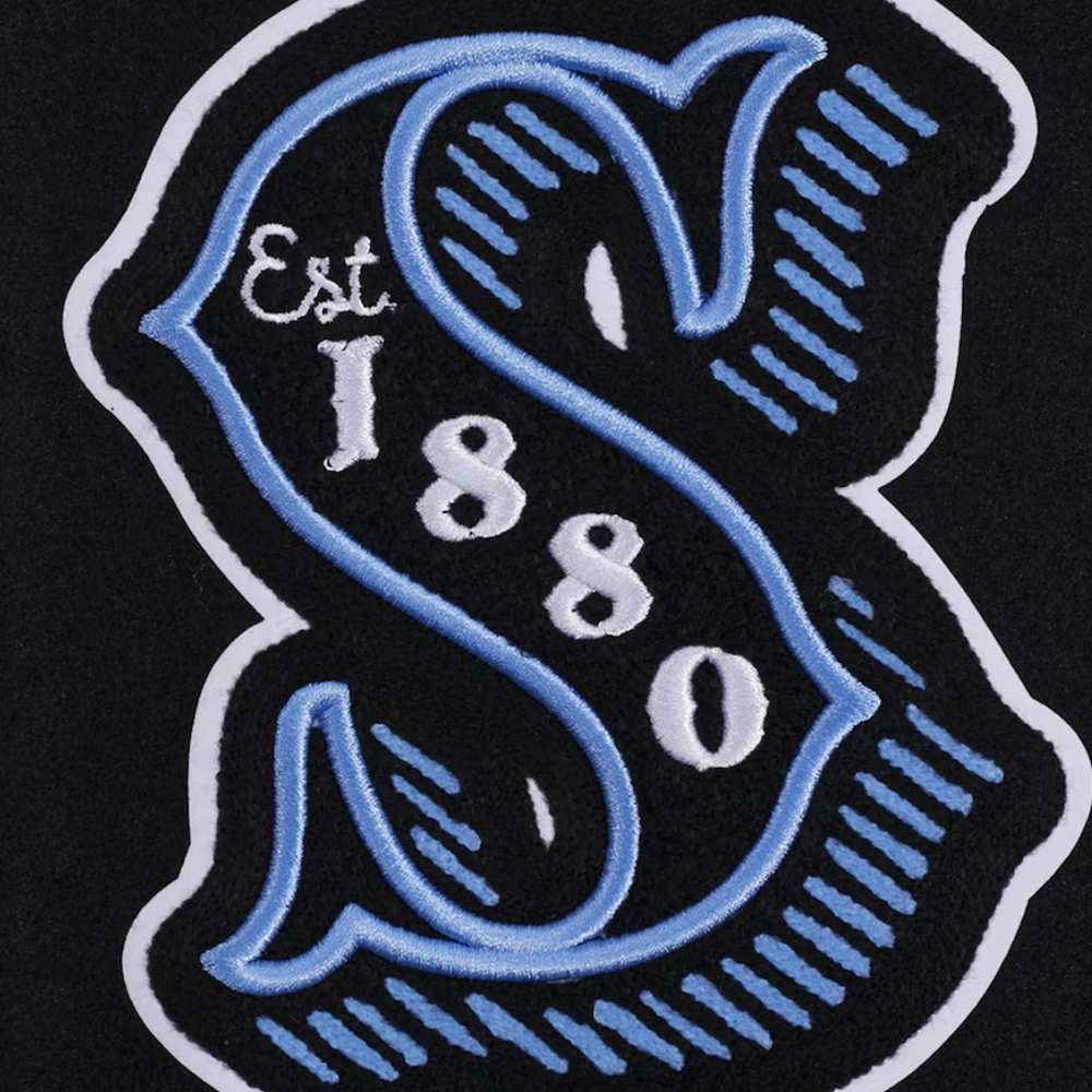 Southern Jaguars HBCU Vintage Wool & Leather Varsity Jacket - Image 6