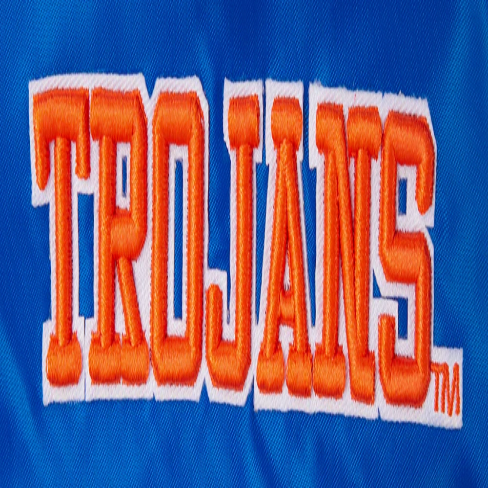 Virginia Cavaliers Women’s Classic Blue Satin Varsity Jacket - Image 9