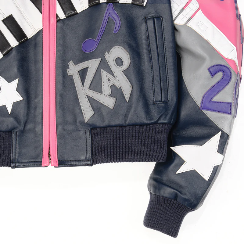 Pelle Pelle 50 Years Of Hip Hop Women's Crop Pink Leather Jacket - Image 6
