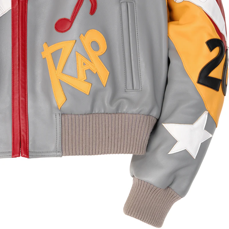 Pelle Pelle 50 Years Of Hip Hop Women's Crop Red Leather Jacket - Image 5