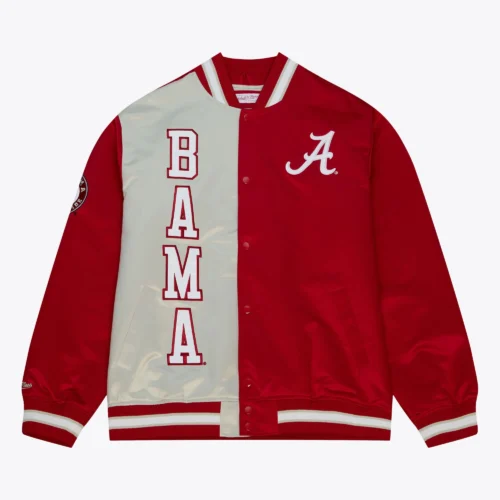 Alabama Crimson Tide OG 2.0 Satin Full-Snap Varsity Jacket