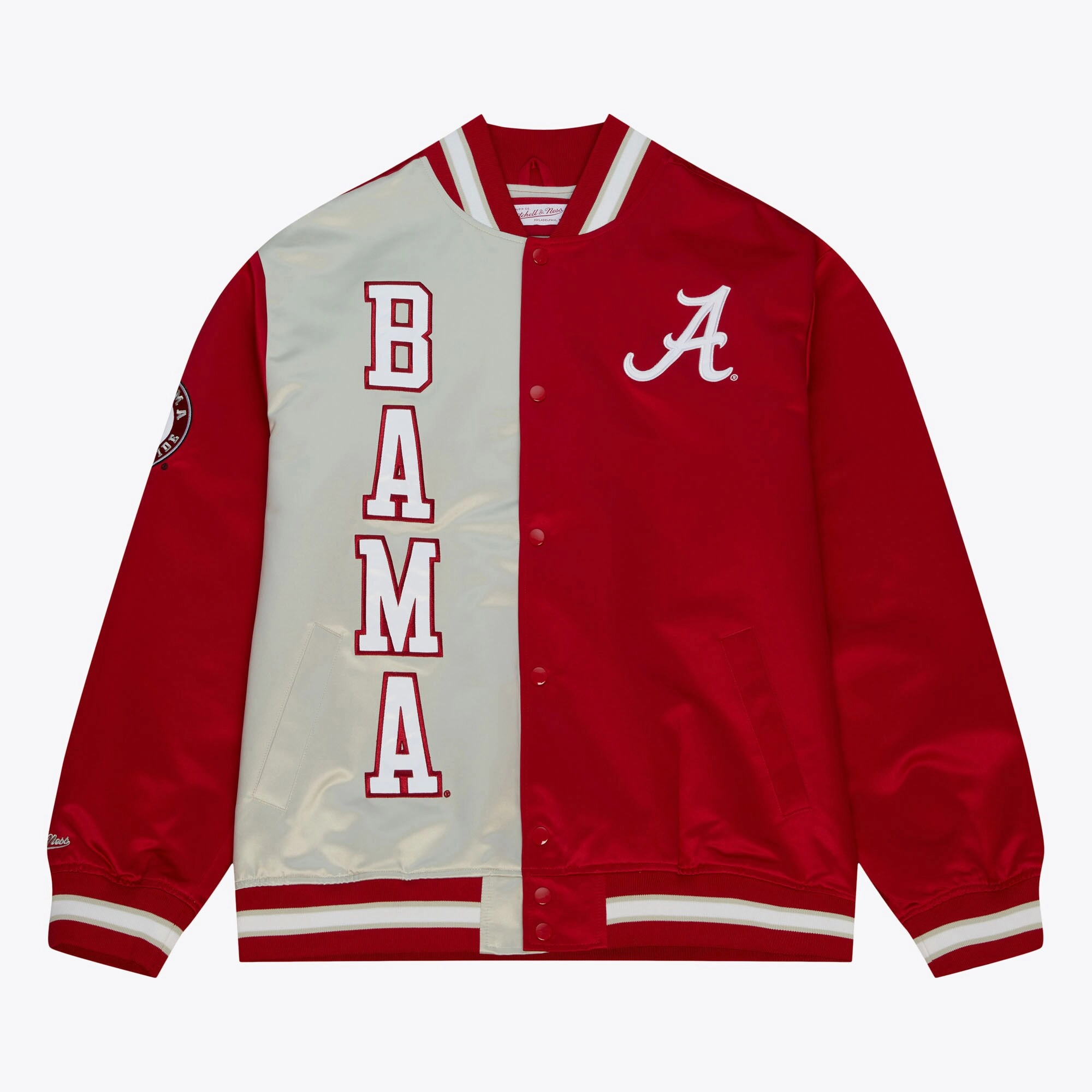 Alabama Crimson Tide OG 2.0 Satin Full-Snap Varsity Jacket