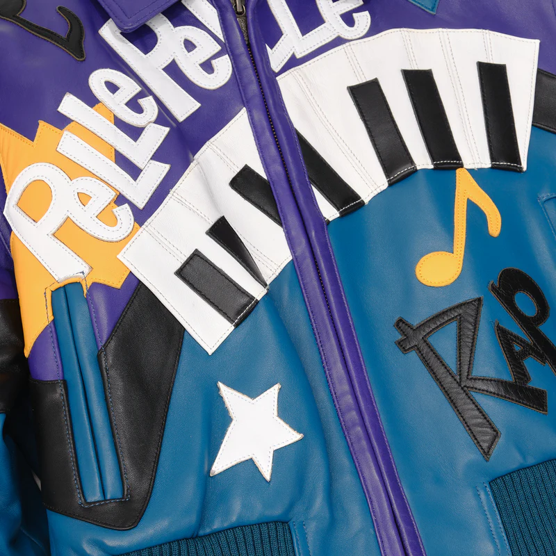 Pelle Pelle 50 Years Of Hip Hop Women's Crop Purple Leather Jacket - Image 6