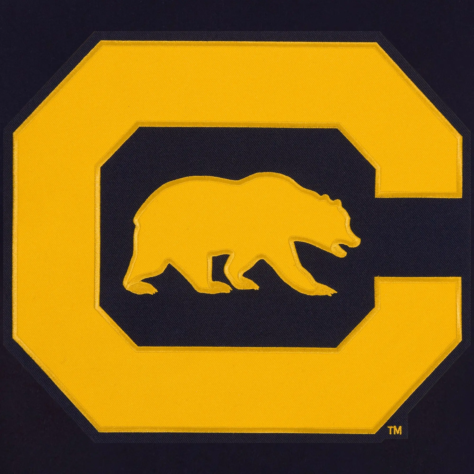 California Golden Bears One Color Full Wool Navy Varsity Jacket - Image 3