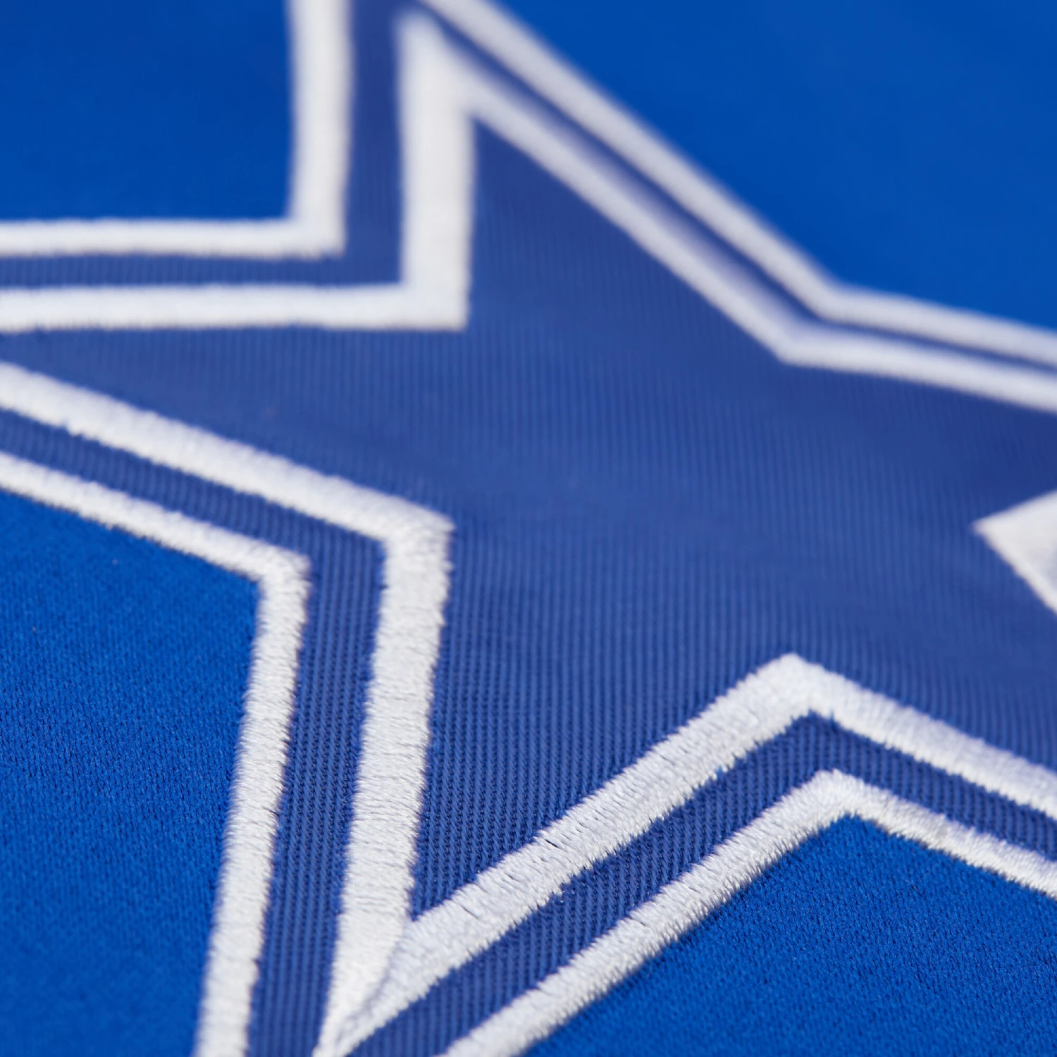 Dallas Cowboys Vintage Double Down Satin Blue Varsity Jacket - Image 3
