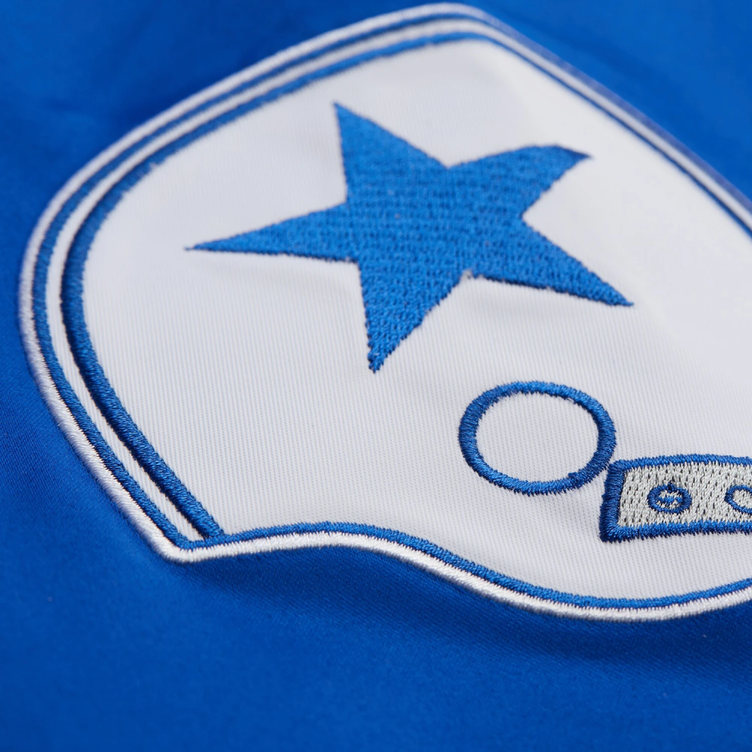 Dallas Cowboys Vintage Double Down Satin Blue Varsity Jacket - Image 4