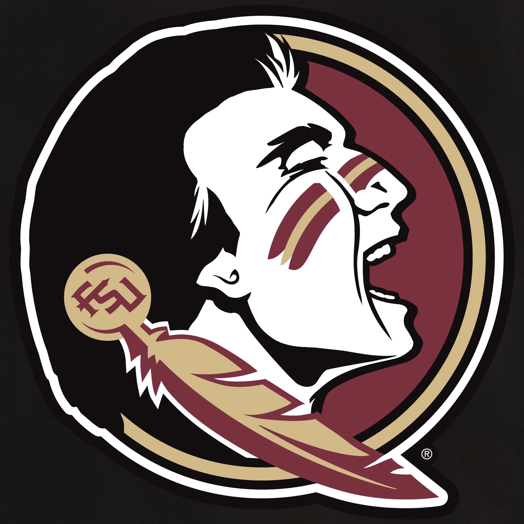 Florida State Seminoles One Color Full Wool Black Varsity Jacket - Image 3