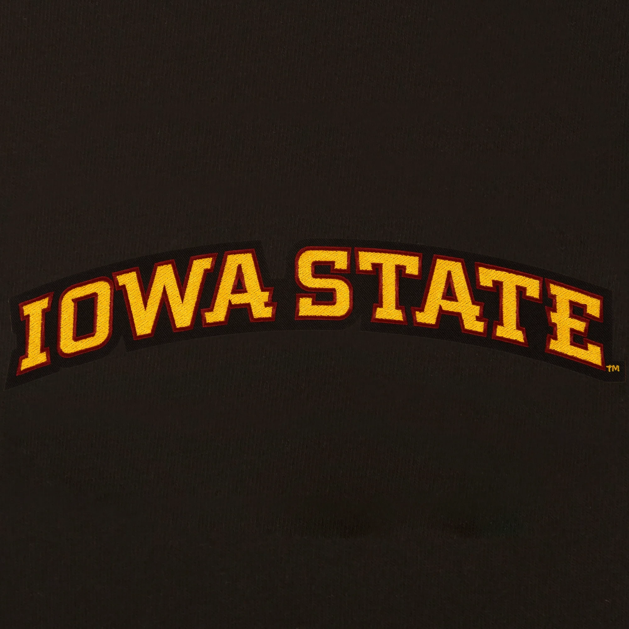 Iowa State Cyclones One Color Black Wool & Leather Varsity Jacket - Image 3