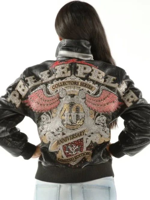 Pelle Pelle Ladies 40th Anniversary Black Leather Jacket