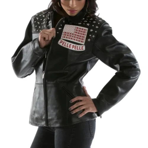 Pelle Pelle Black Americana Women's Leather Jacket