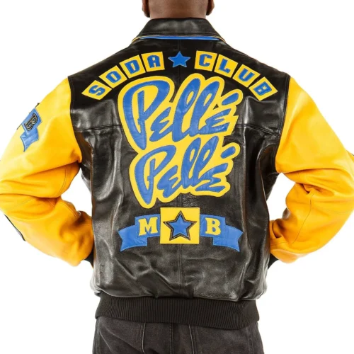 Alternative view of Pelle Pelle Classic Soda Club Black Leather Jacket