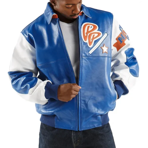 Pelle Pelle Classic Soda Club Blue Leather Jacket - Image 4
