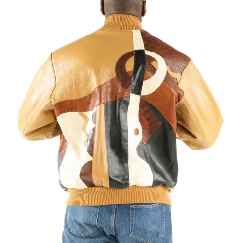 Alternative view of Pelle Pelle Picasso Plush Bomber Leather Jacket