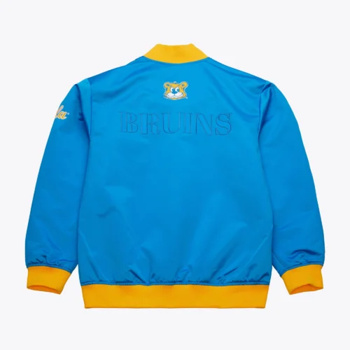 Alternative view of UCLA Bruins OG 3.0 Vintage Full-Snap Blue Satin Varsity Jacket