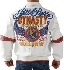 Pelle Pelle Dynasty Worldwide White Leather Jacket