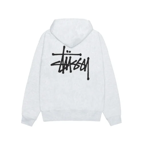 Stussy Basic Curry Full Zip Gray Hoodie
