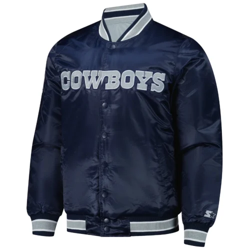 Dallas Cowboys Closer Blue Varsity Jacket