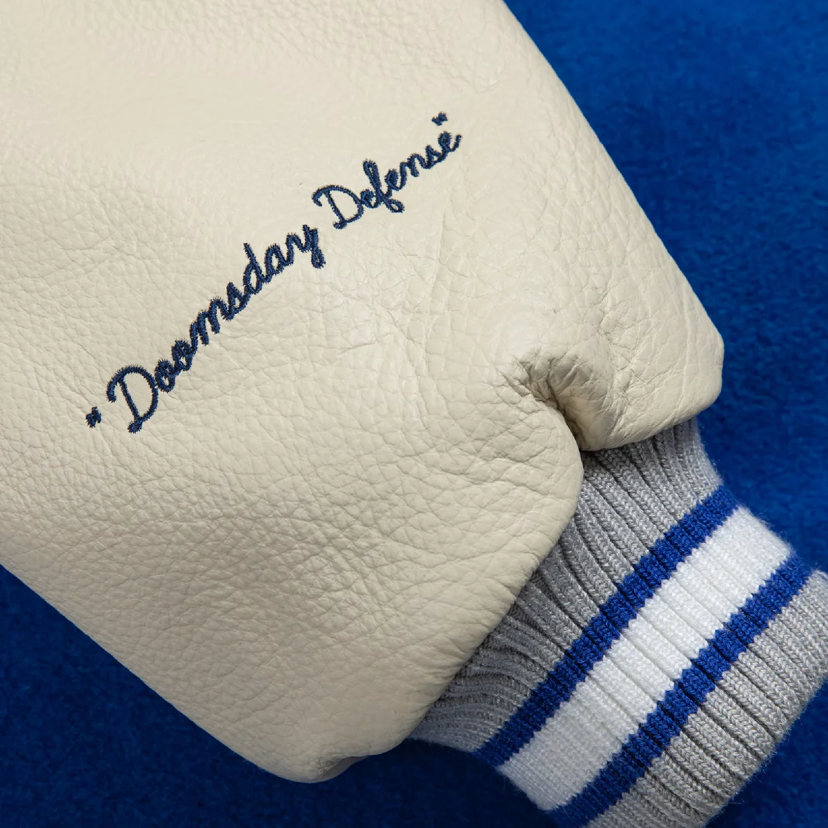 Dallas Cowboys Golf Wang Wool & Leather Varsity Jacket - Image 7
