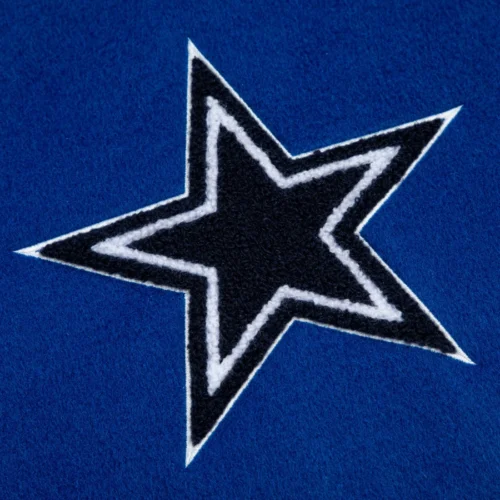 Dallas Cowboys Golf Wang Wool & Leather Varsity Jacket - Image 5