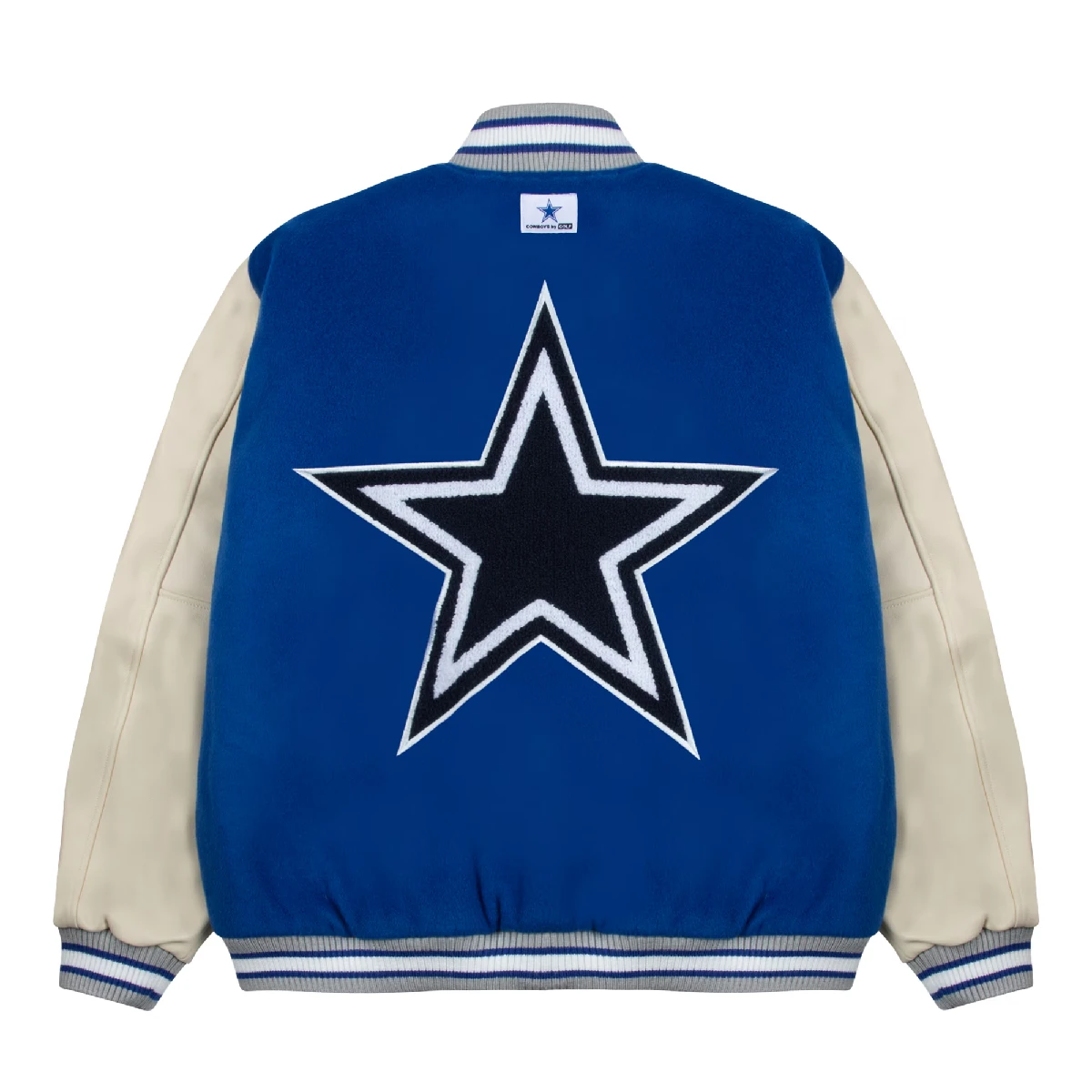 Dallas Cowboys Golf Wang Wool & Leather Varsity Jacket - Image 2