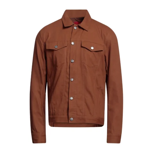 Alternative view of Emily in Paris Lucas Bravo Brown Denim Jacket