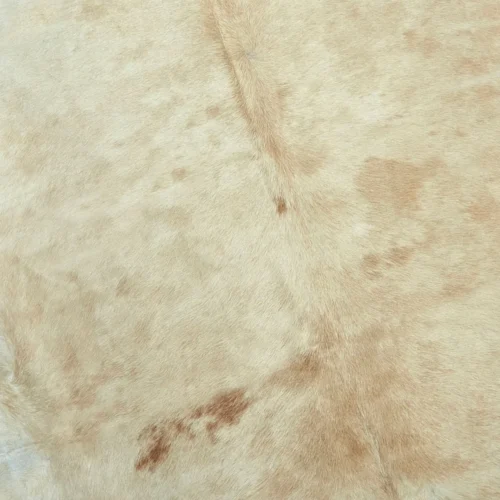 Alternative view of Gold & White Cowhide Rug