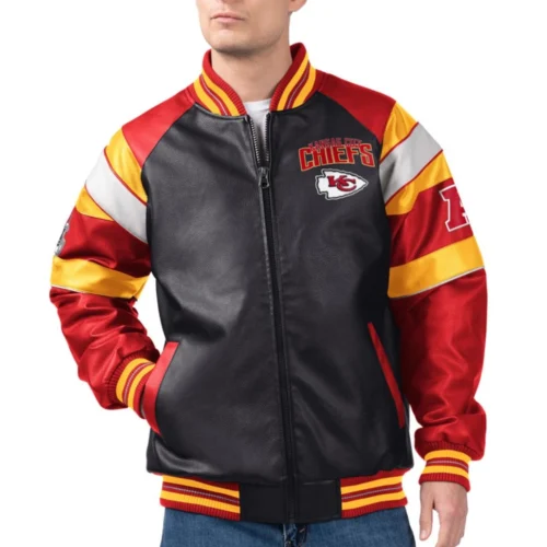 Kansas City Chiefs Spirit Full Zip Leather Jacket